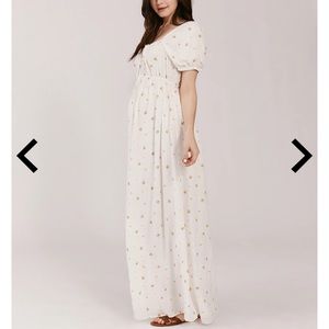 PIETRO BRUNELLI TESSA MAXI MATERNITY DRESS